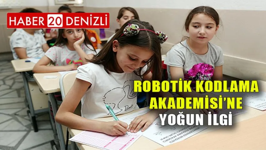 Robotik Kodlama Akademisi’ne Yoğun İlgi