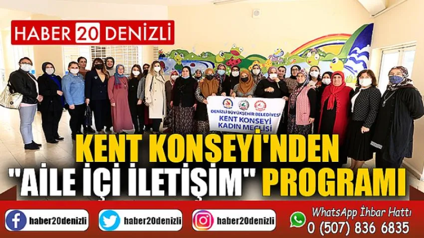 Kent Konseyi'nden "Aile İçi İletişim" programı