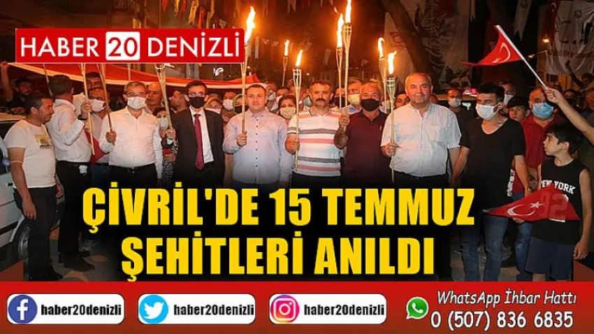 Çivril'de 15 Temmuz Şehitleri Anıldı