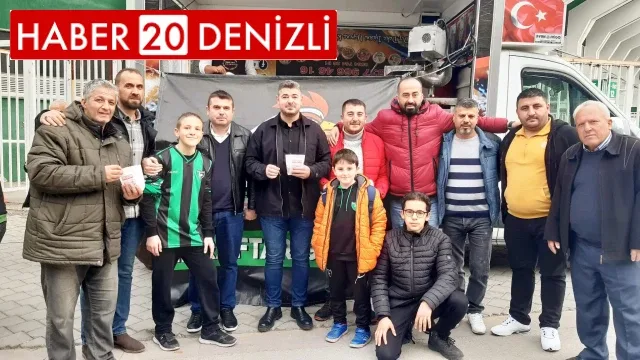 Denizlispor taraftarından lokma hayrı