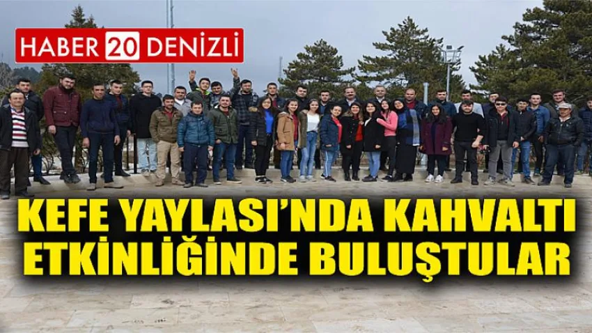 Kefe Yaylası'nda Kahvaltı Etkinliğinde Buluştular