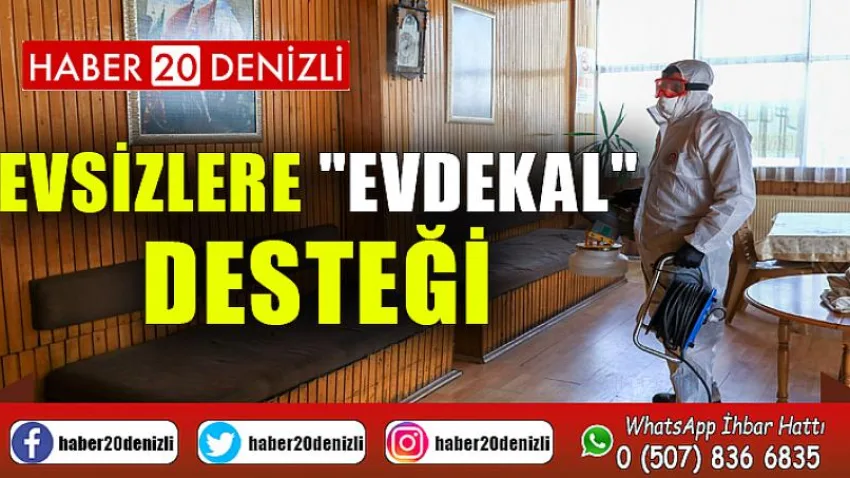 Büyükşehir evsizleri de unutmadı