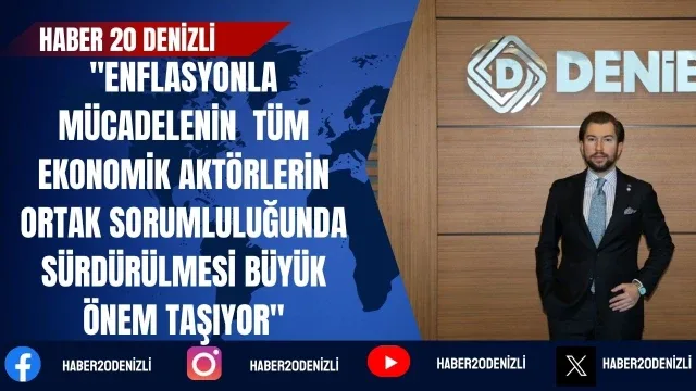 DENİB Başkanı Osman Uğurlu: "Enflasyonla mücadelenin kamu, reel sektör ve tüm ekonomik aktörlerin ortak sorumluluğunda sürdürülmesi büyük önem taşıyor"