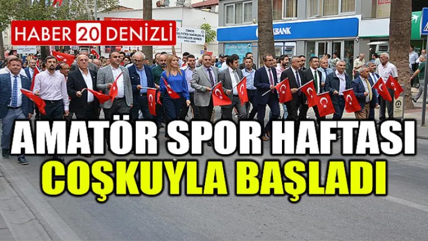 Amatör Spor Haftası Coşkuyla Başladı