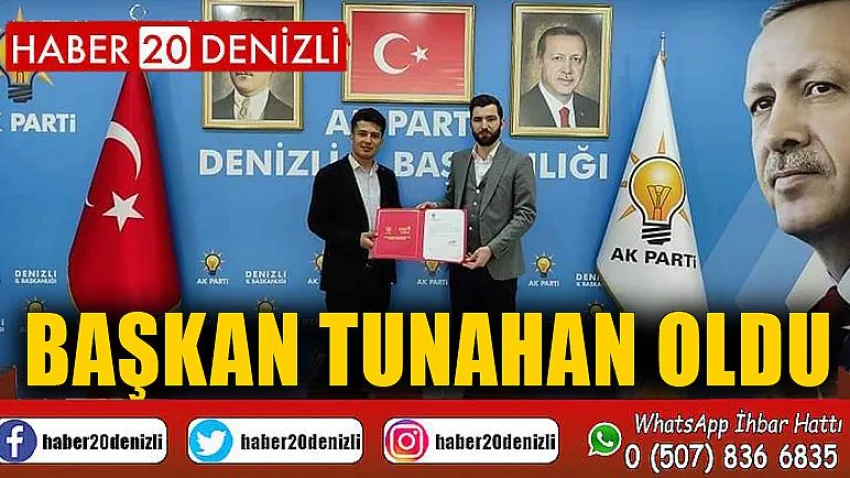 Başkan Tunahan Oldu