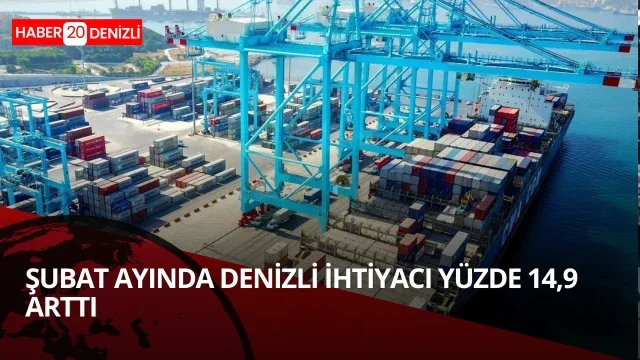 Şubat ayında Denizli ihracatı yüzde 14,9 arttı