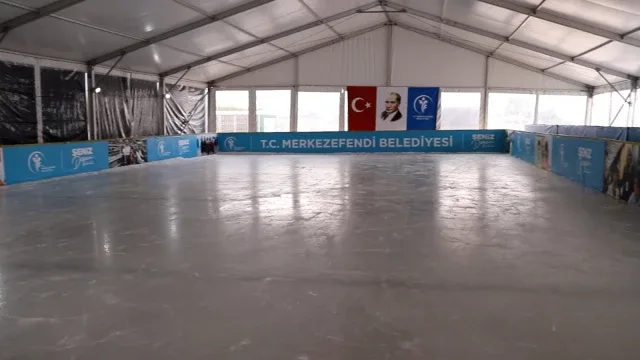 Merkezefendi Belediyesi Buz Pateni Pisti Kurdu