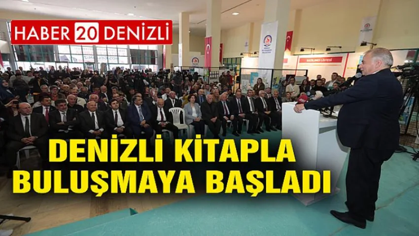Denizli Kitapla Buluşmaya Başladı