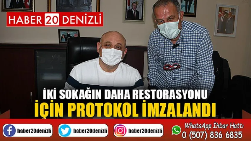 İki sokağın daha restorasyonu için protokol imzalandı