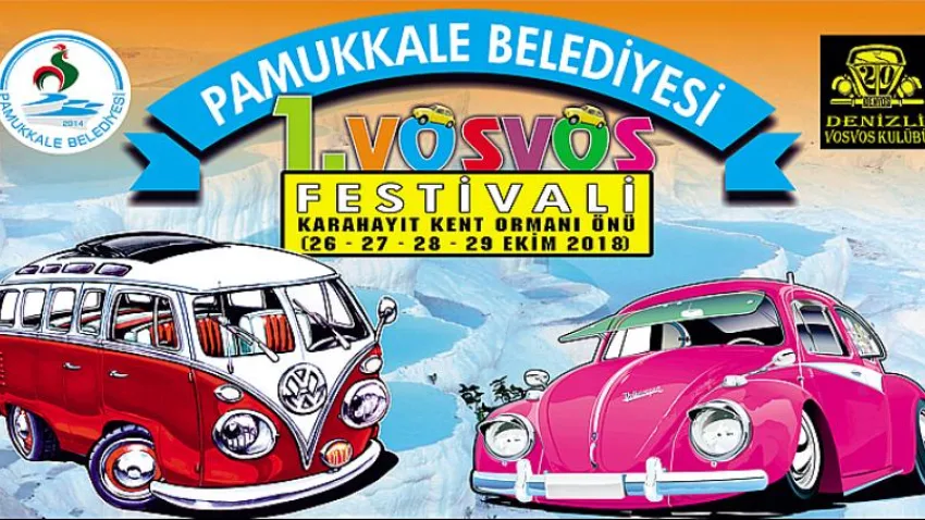 Vosvos Festivali Pamukkale'de