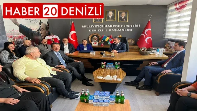 MHP İl Başkanı Yılmaz, AK Parti Ekonomi İşleri Başkanı Zeybekci'yi ağırladı