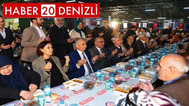 Denizli Büyükşehirin iftar bereketi Pelitlibağ’a taşındı