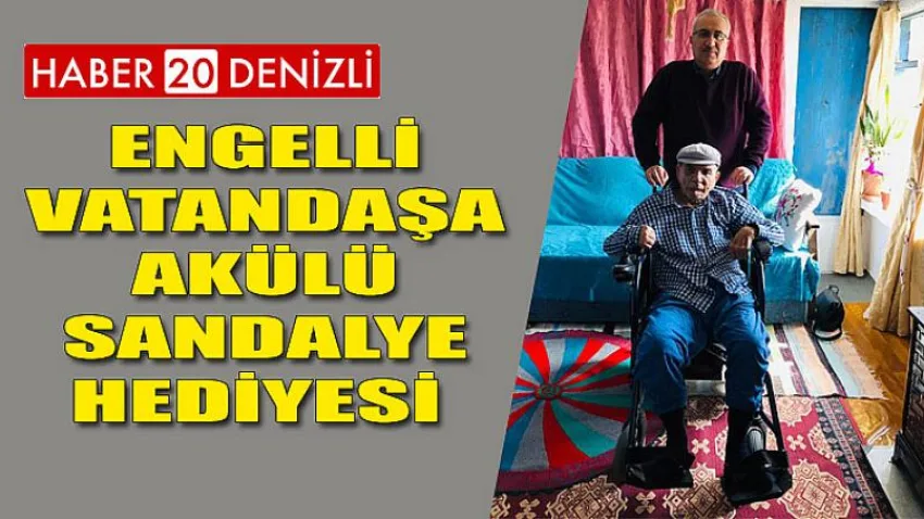 Engelli Vatandaşa Akülü Sandalye Hediyesi