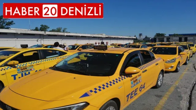 Denizli'de taksi ücretlerine zam