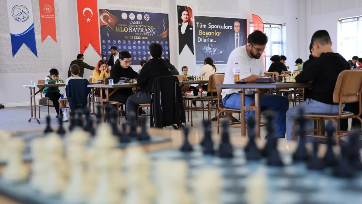 Çameli’de 29 Ekim Cumhuriyet Bayramı ELO Satranç Turnuvası başladı