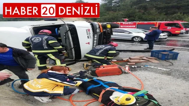 Denizli'de bayramın kaza bilançosu ağır oldu