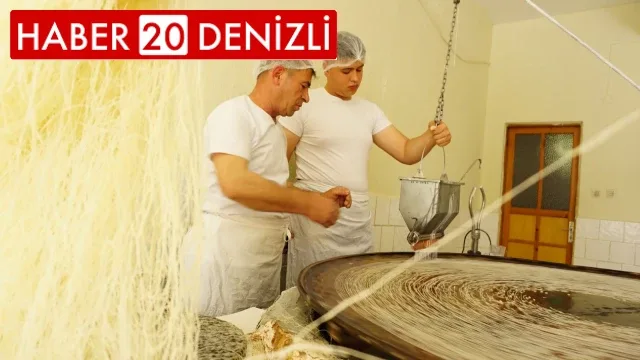 Bu tepside beş nesildir kadayıf pişiyor