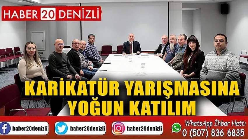 Karikatür yarışmasına yoğun katılım