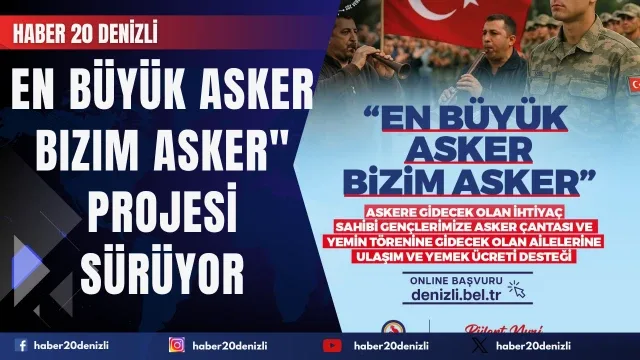 Mehmetçiğin en mutlu gününde Denizli Büyükşehir desteği