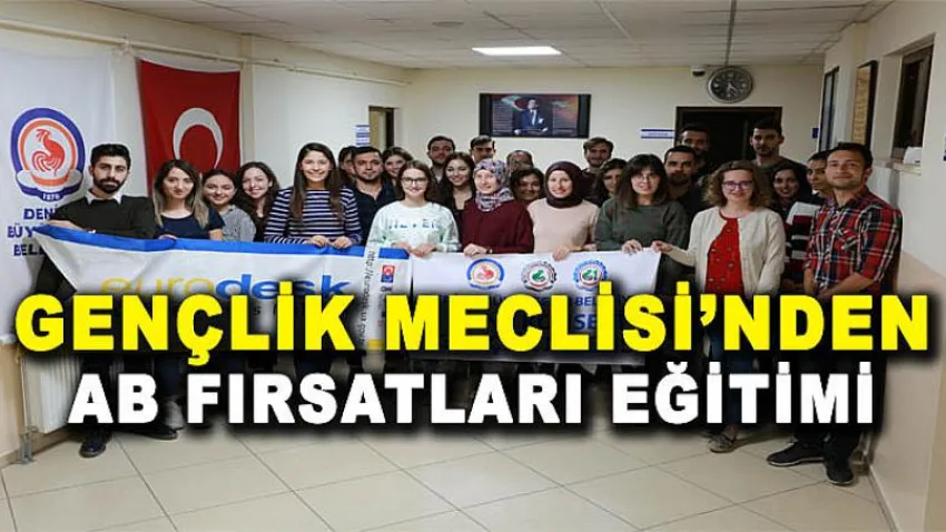 Gençlik Meclisi'nden AB Fırsatları Eğitimi