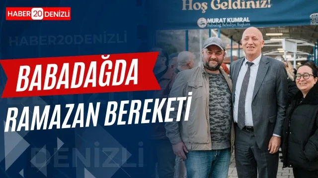 Ramazan’ın bereketi Babadağ’da paylaşıldı