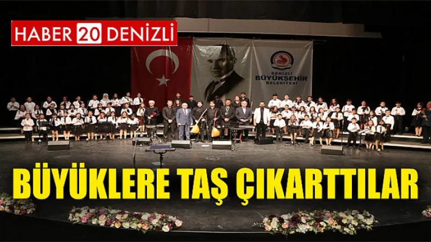 Büyüklere taş çıkarttılar
