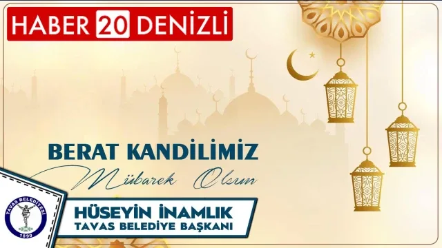 tavas belediyesi berat kandili mesajı