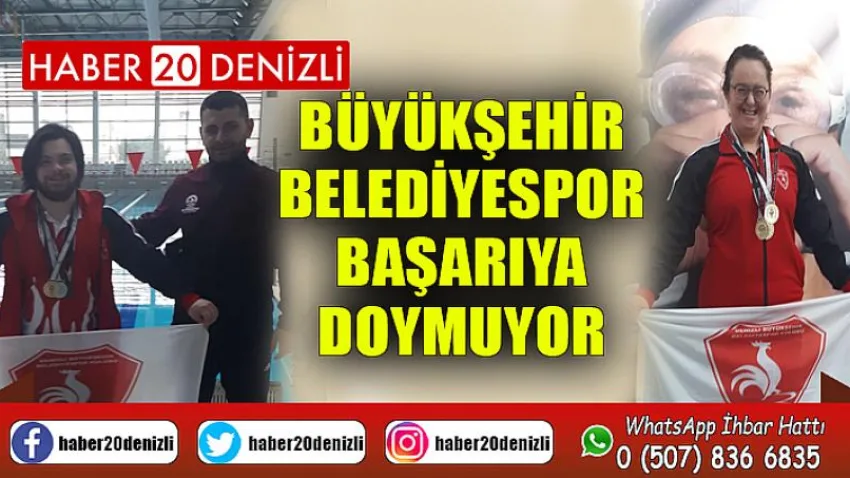 Büyükşehir Belediyespor başarıya doymuyor