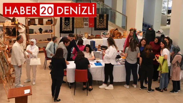 Halk eğitim kursiyerlerinin eserleri görücüye çıktı