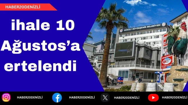 Araç kiralama ihalesi 10 Ağustos’a ertelendi