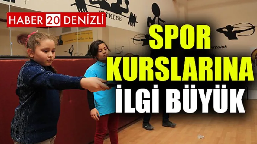 Pamukkale’de Ücretsiz Spor Kurslarına İlgi Büyük