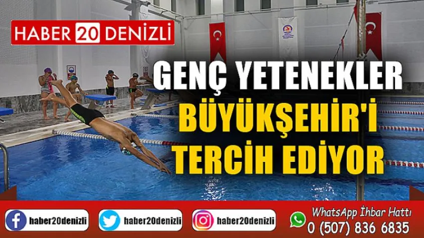 Genç yetenekler Büyükşehir'i tercih ediyor