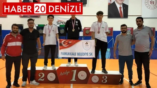 Pamukkale Belediyesporlu Dartçılar 12 Madalya Kazandı