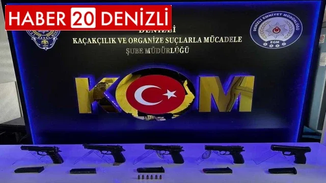 Kaçak silahlar Buldan’a Karadeniz’den getirilmiş