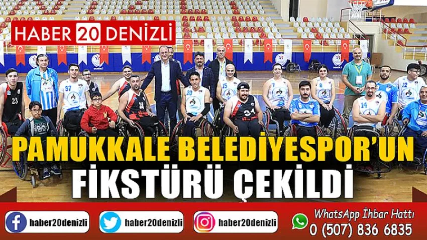 Pamukkale Belediyespor’un Fikstürü Çekildi