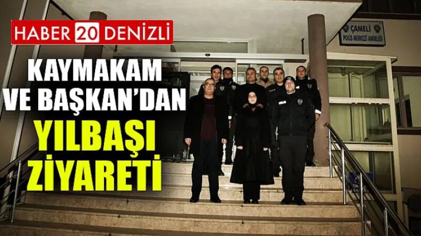 Kaymakam ve Başkan’dan Yılbaşı Ziyareti
