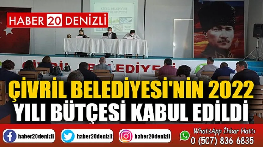 Çivril Belediyesi'nin 2022 Yılı Bütçesi Kabul Edildi