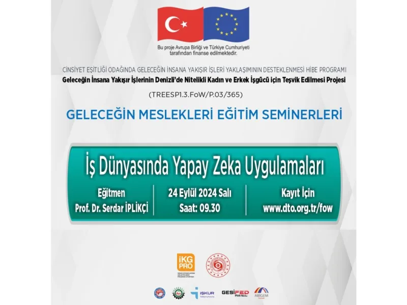 DTO iş dünyasının geleceği için yapay zeka eğitimi verecek