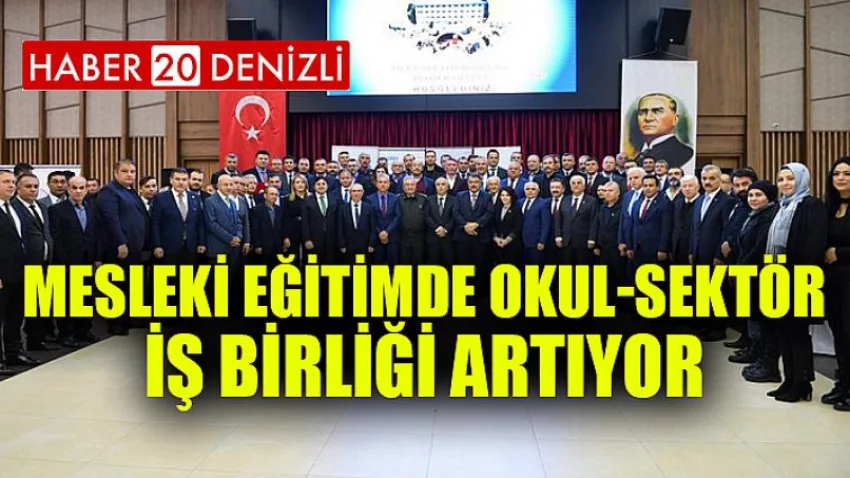 Mesleki Eğitimde Okul-Sektör İş Birliği Artıyor