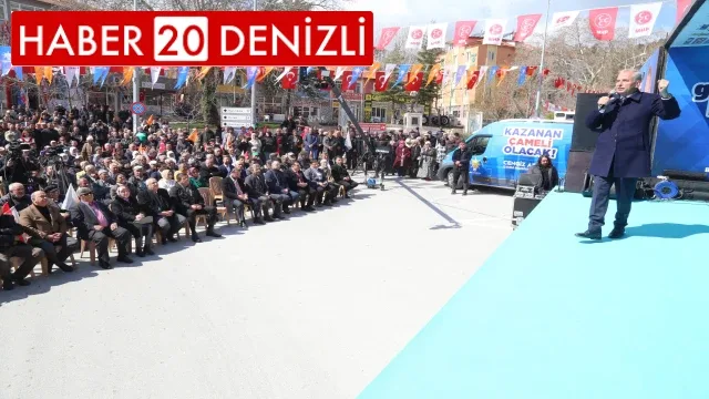 Cumhur İttifakı’ndan büyük Çameli mitingi