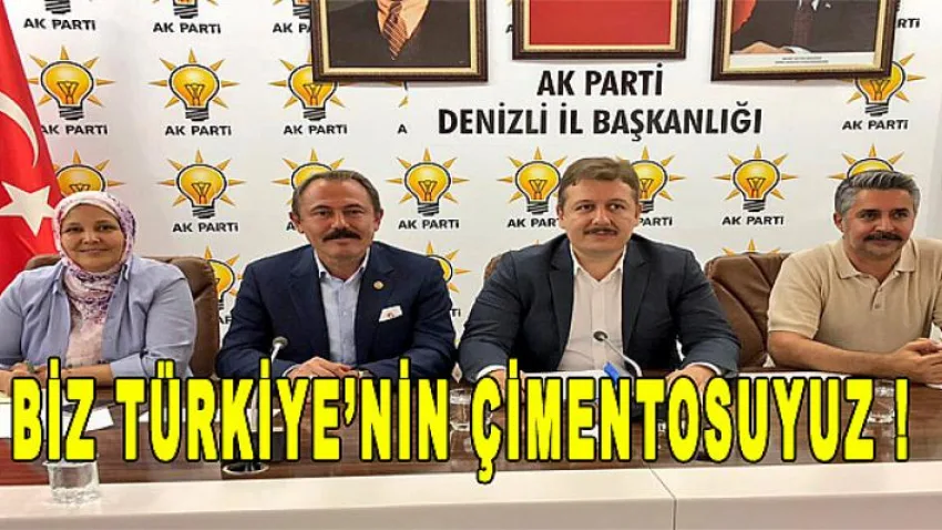 Biz Türkiye’nin Çimentosuyuz!