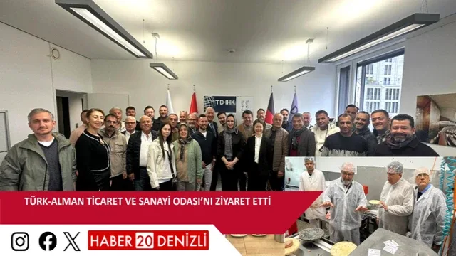 Türk-alman Ticaret ve Sanayi Odası’nı Ziyaret Etti