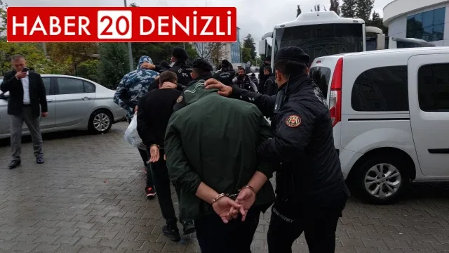 Denizli’de mali suç örgütlerine eş zamanlı operasyon