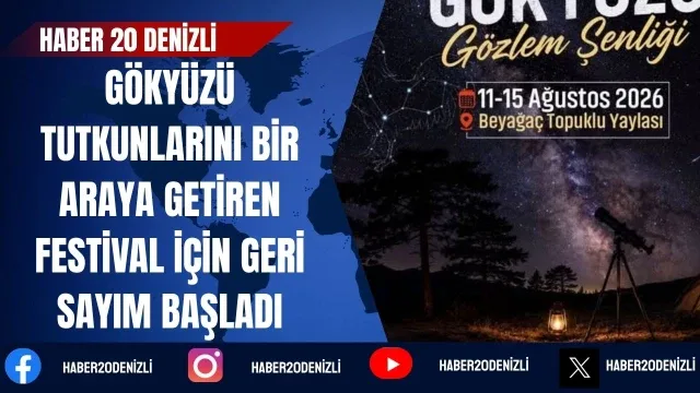 Gökyüzü tutkunlarını bir araya getiren festival için geri sayım başladı