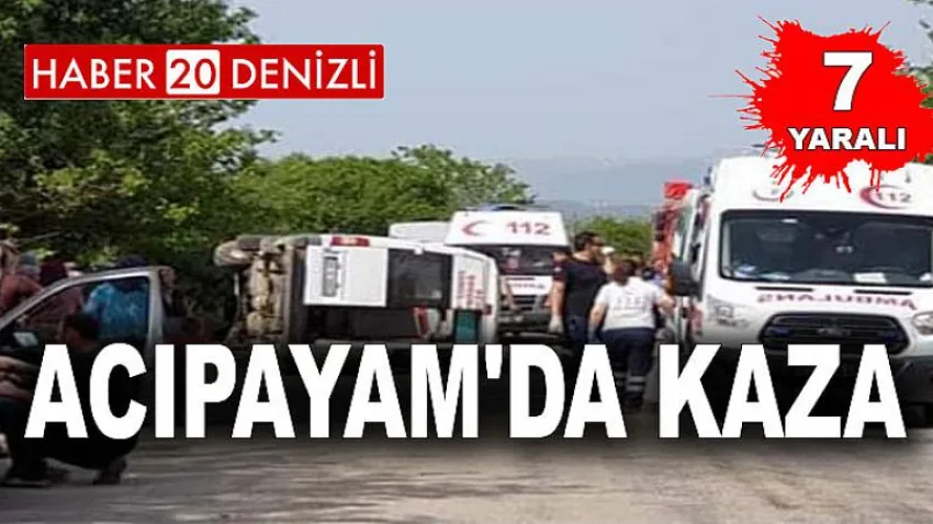 Acıpayam'da Kaza