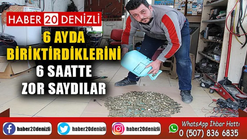 6 ayda biriktirdiklerini 6 saatte zor saydılar