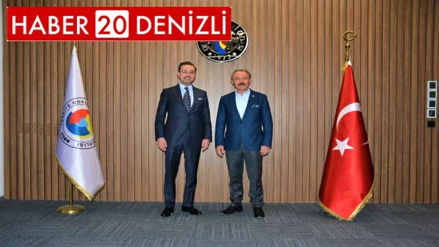 Milletvekili Şahin Tin, Denizli Sanayi Odasını ziyaret etti