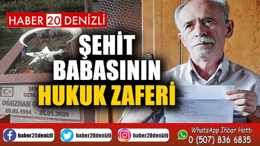 Şehit Babasının Hukuk Zaferi