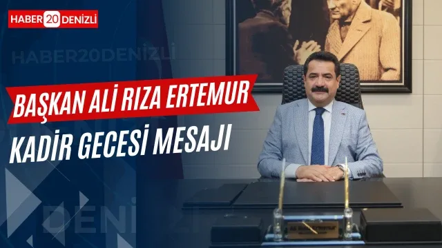 “Rahmet ve mağfiret kapılarının ardına kadar açıldığı Kadir geceniz mübarek olsun