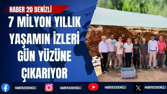 Kayaca’da 7 milyon yıllık yaşamın izleri gün yüzüne çıkarıyor